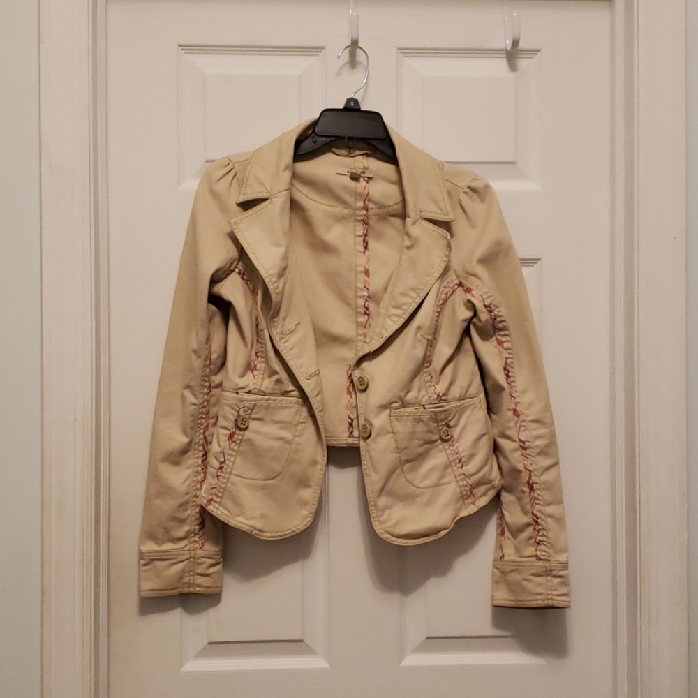 Free People Khaki Jacket
